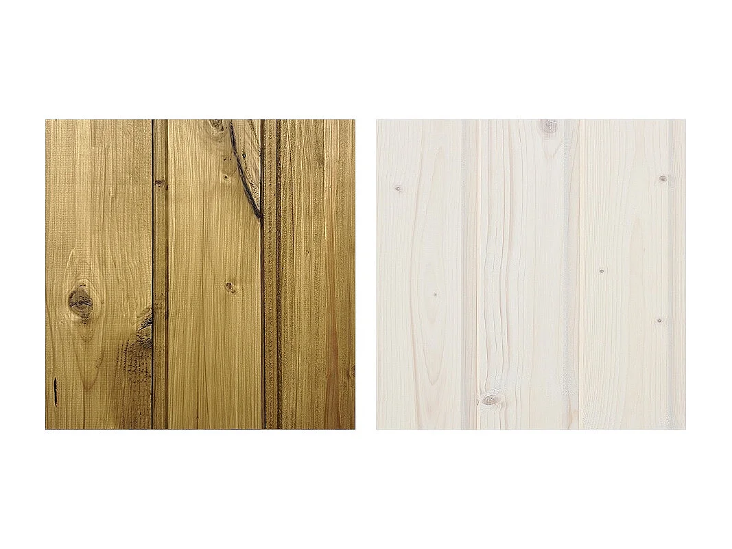 Kit di impregnanti per legno - 10 litri di colore BIANCO + 10 litri di impregnante di colore OLIVO