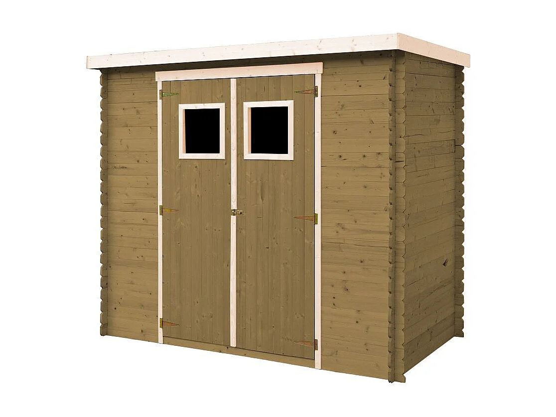 Kit di impregnanti per legno - 10 litri di colore BIANCO + 10 litri di impregnante di colore OLIVO