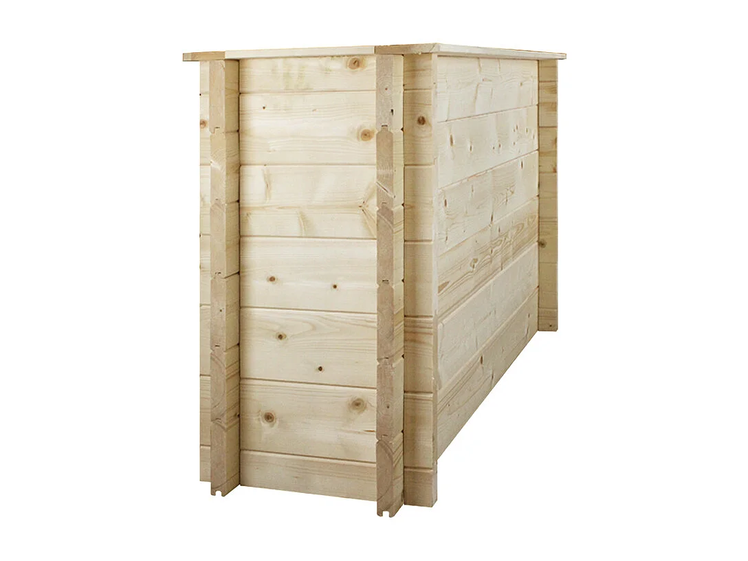 Hochbeet holz - 118x38xH69 cm - M615-1