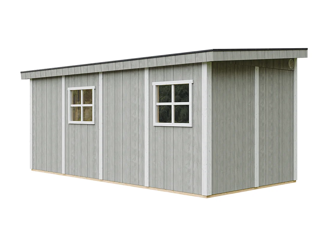 Tuinhuis premium kwaliteit zonder vloer en zijwand - 11.47 m² / H231x248x530 cm - M940B-TUNDRA GREY