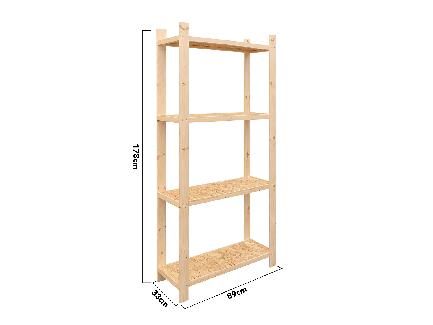 2-er set holzregale - M640-1