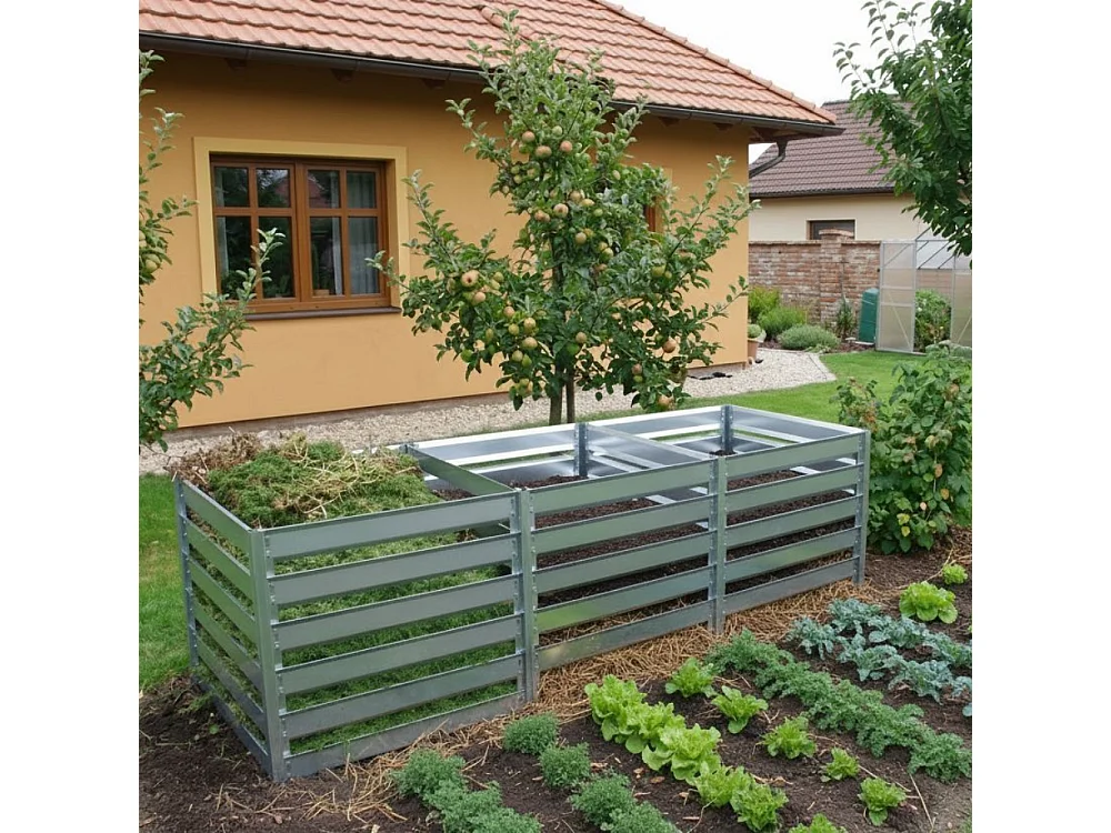 Module d’extension composteur de jardin - 91 x 91 x H85 cm / 704L - M800A