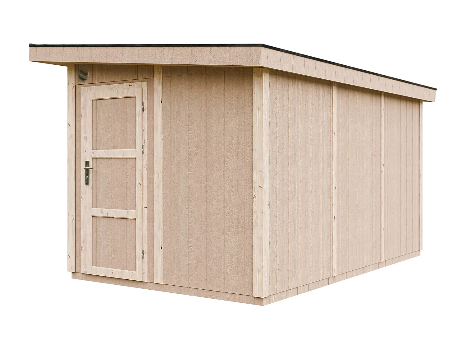 Gartenhaus premium qualität mit boden und bitumenfliesen - 8.7m² / B412xL279xH239 cm - M904