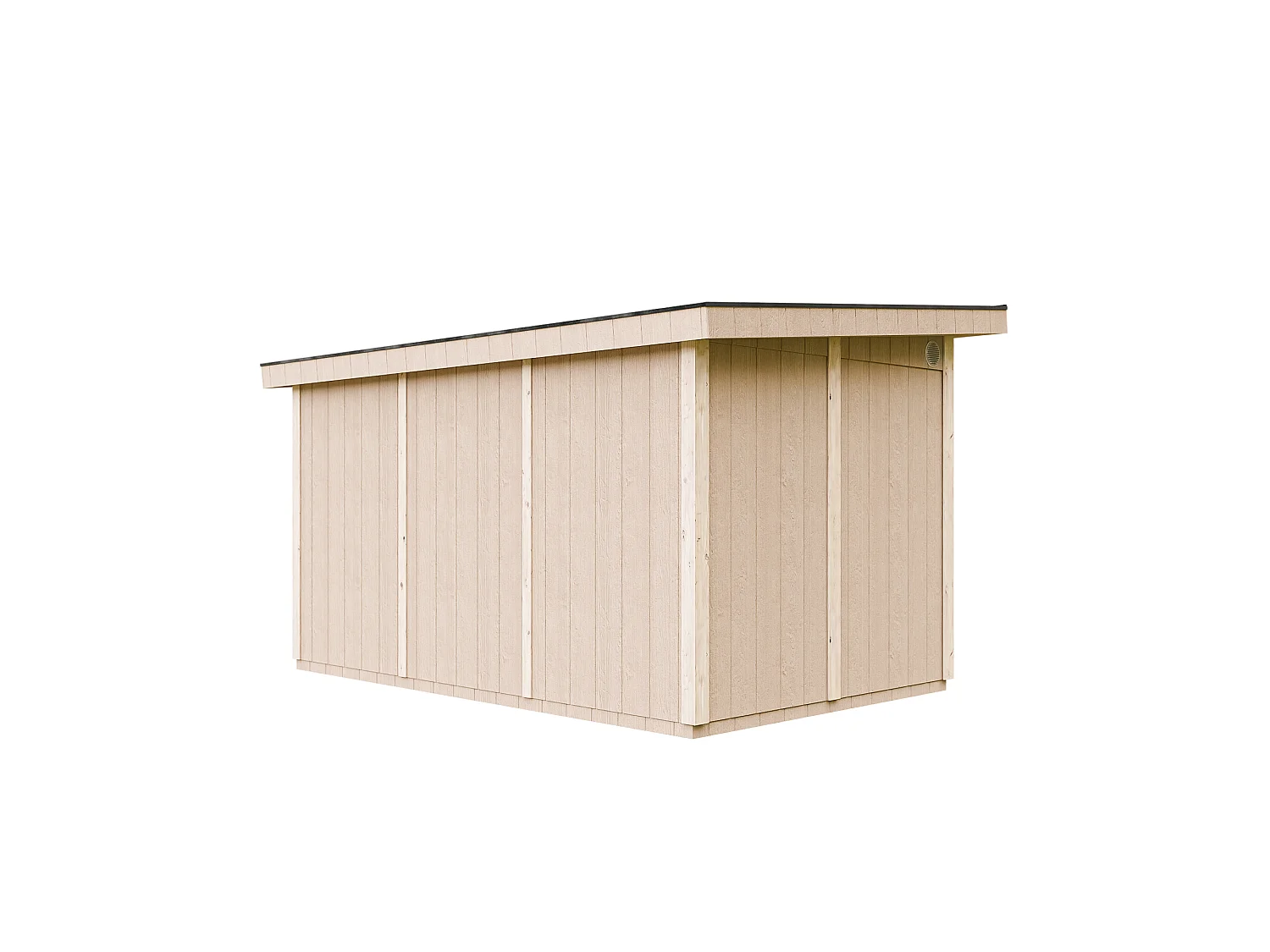 Gartenhaus premium qualität mit boden und bitumenfliesen - 8.7m² / B412xL279xH239 cm - M904
