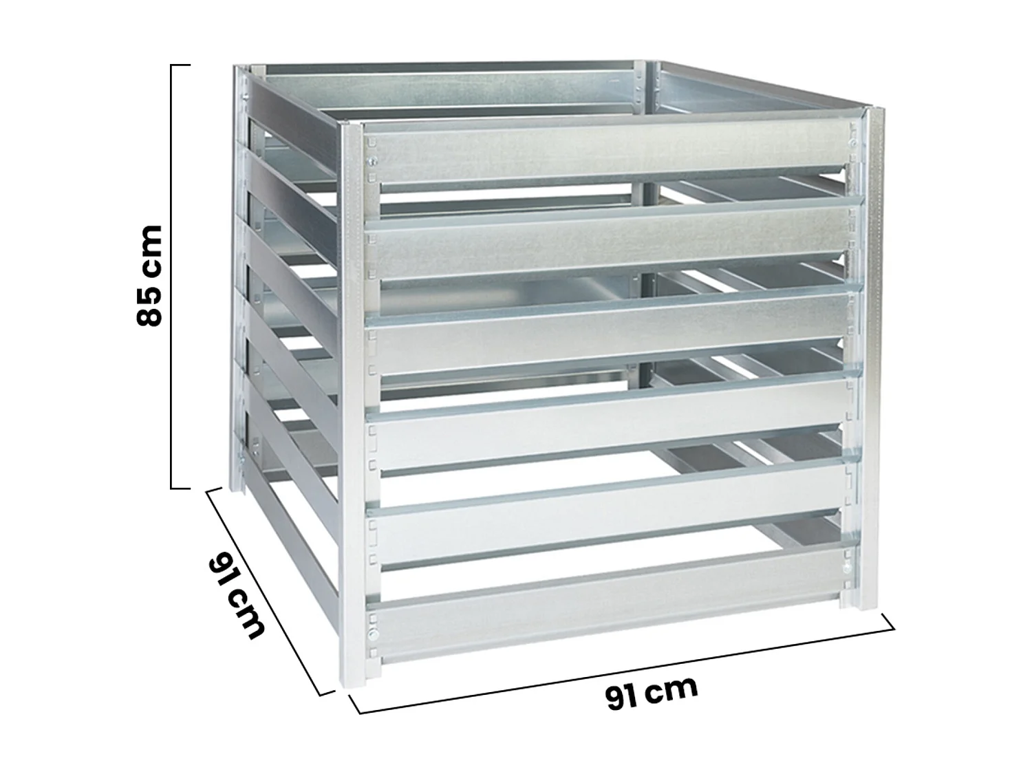 Compostor - 91x91xA85 cm / 704L - M800