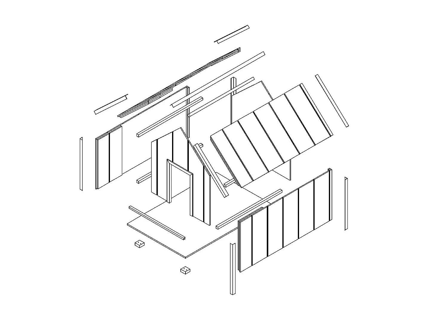 LP SmartSide niche pour chien - 80 x 118 x H94 cm, taille L – M972-1