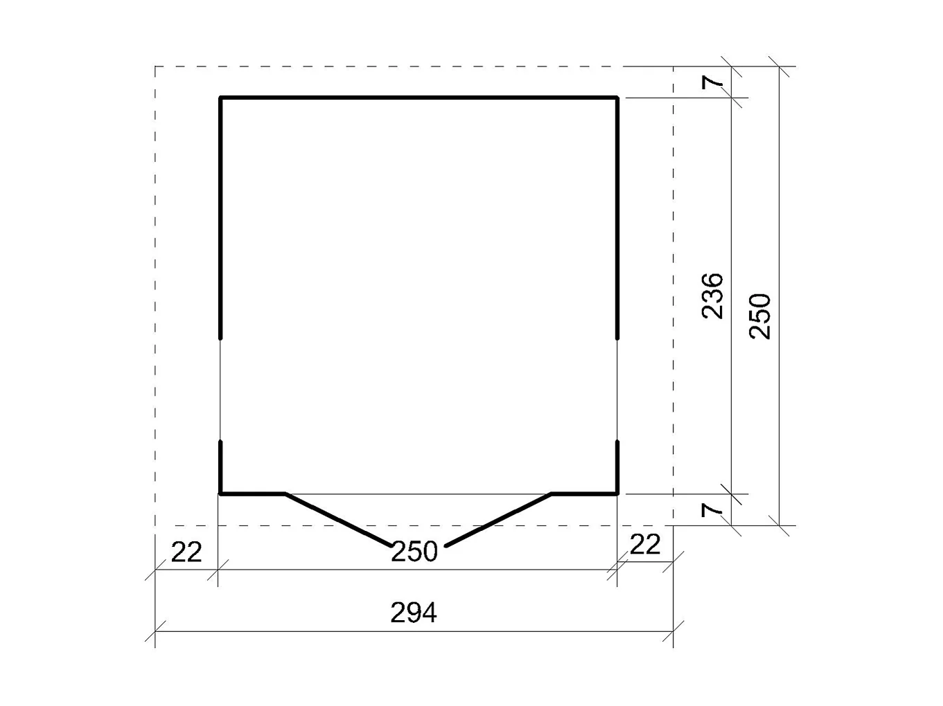 Casetta da giardino di qualità premium con pavimento e tegole bituminose - 5.9 m² / H252x250x294 cm - M913A-TUNDRA GREY