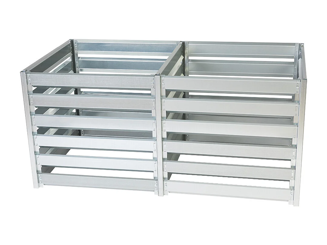 Compostor duplo - 91x182xA85 cm / 1408L - M800+M800A