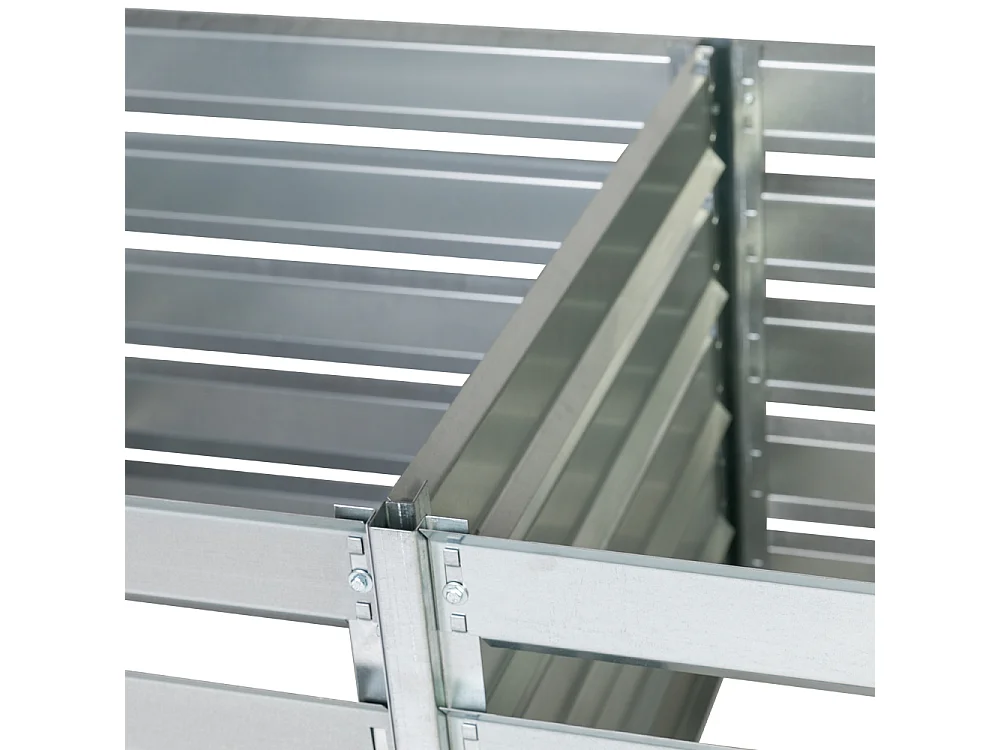 Compostor duplo - 91x182xA85 cm / 1408L - M800+M800A