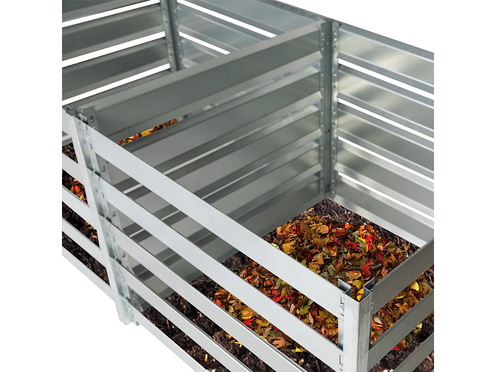 Compostor duplo - 91x182xA85 cm / 1408L - M800+M800A