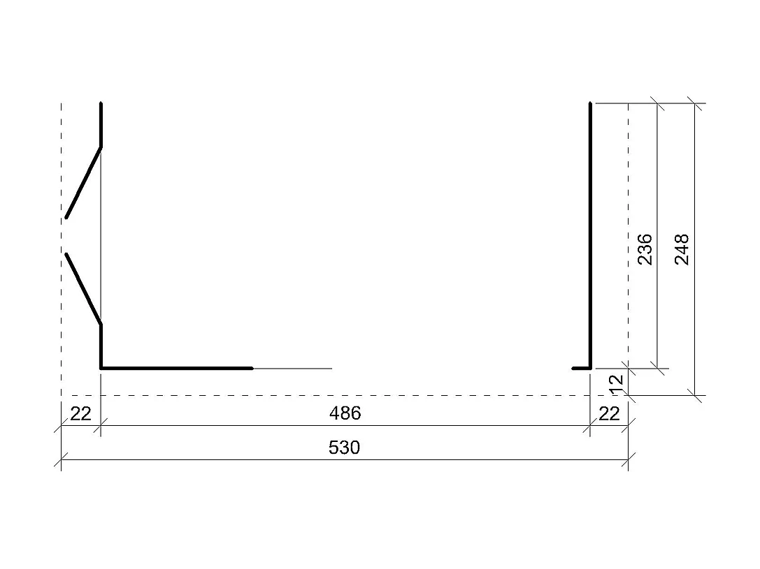 Casetta da giardino di qualità premium - 11.47 m² / H231x248x530 cm - M940-TUNDRA GREY