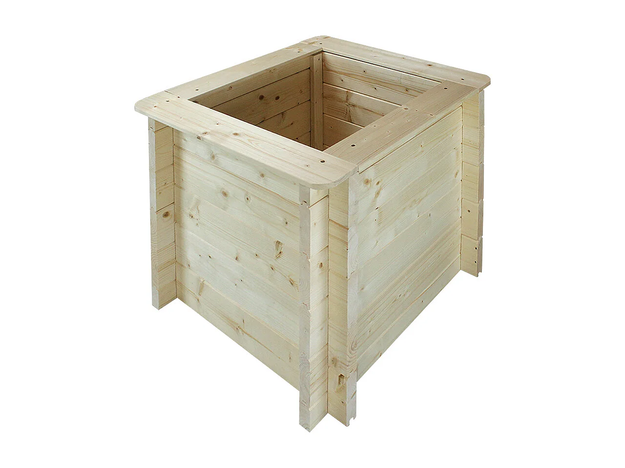 Houten buitenmoestuin - 58x58xH57 cm - M618-1