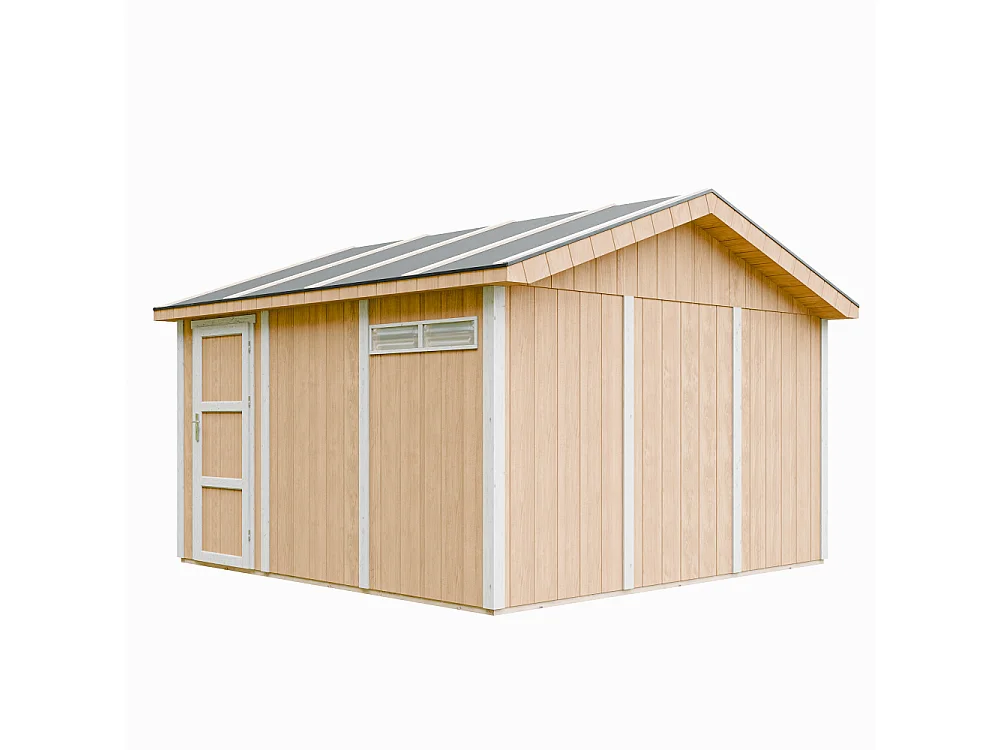 Premium kwaliteit garage - 13 m² / L378xl412 cm - M990B-HARVEST HONEY