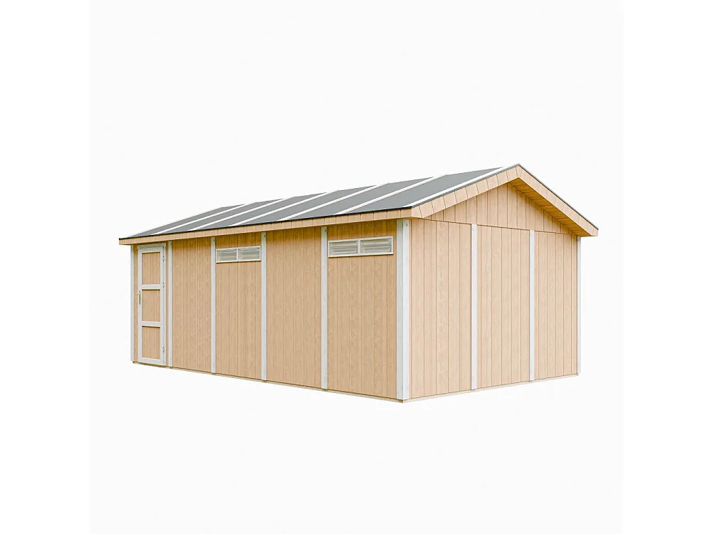 Premium kwaliteit garage - 21 m² / L378xB648 cm - M992B-HARVEST HONEY