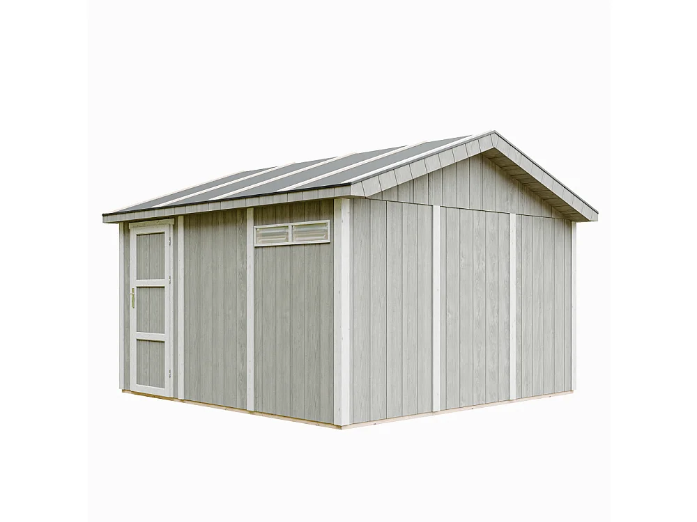 Premium kwaliteit garage - 13 m² / L378xl412 cm - M990B-TUNDRA GREY