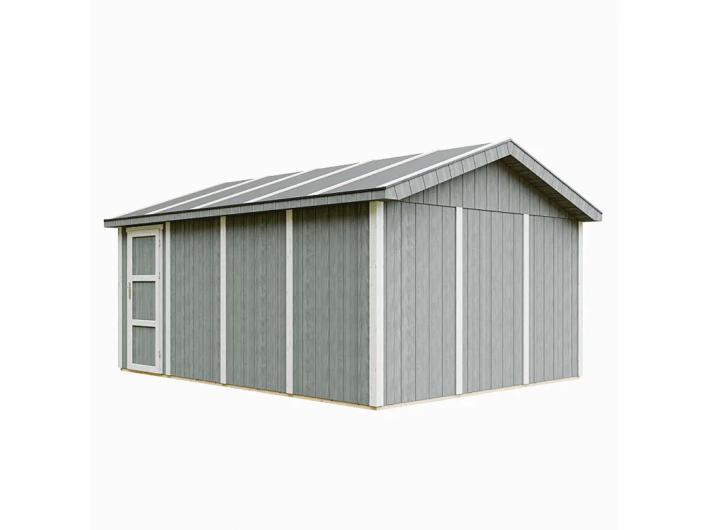 Premium kwaliteit garage - 17 m² / L378xB530 cm - M991B-CAVERN STEEL