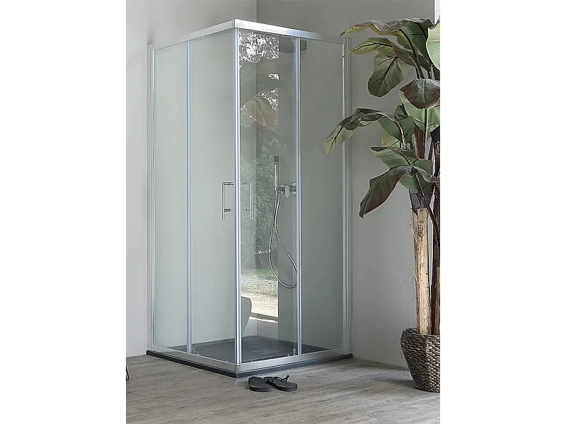 Box Doccia ECO 6mm Porte Scorrevoli H190 - 80x120