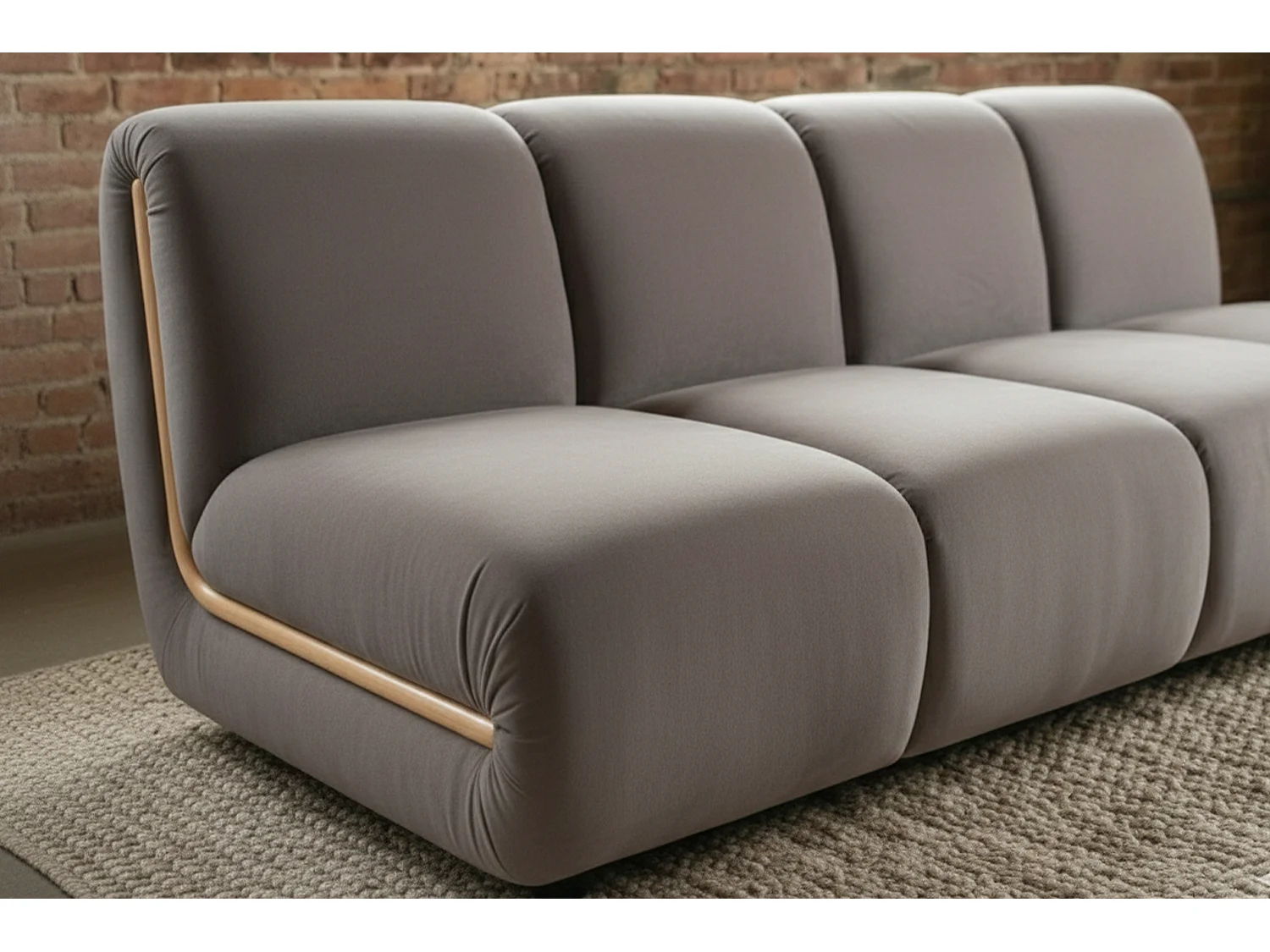 Sofá modular - topo terciopelo - LAYLA