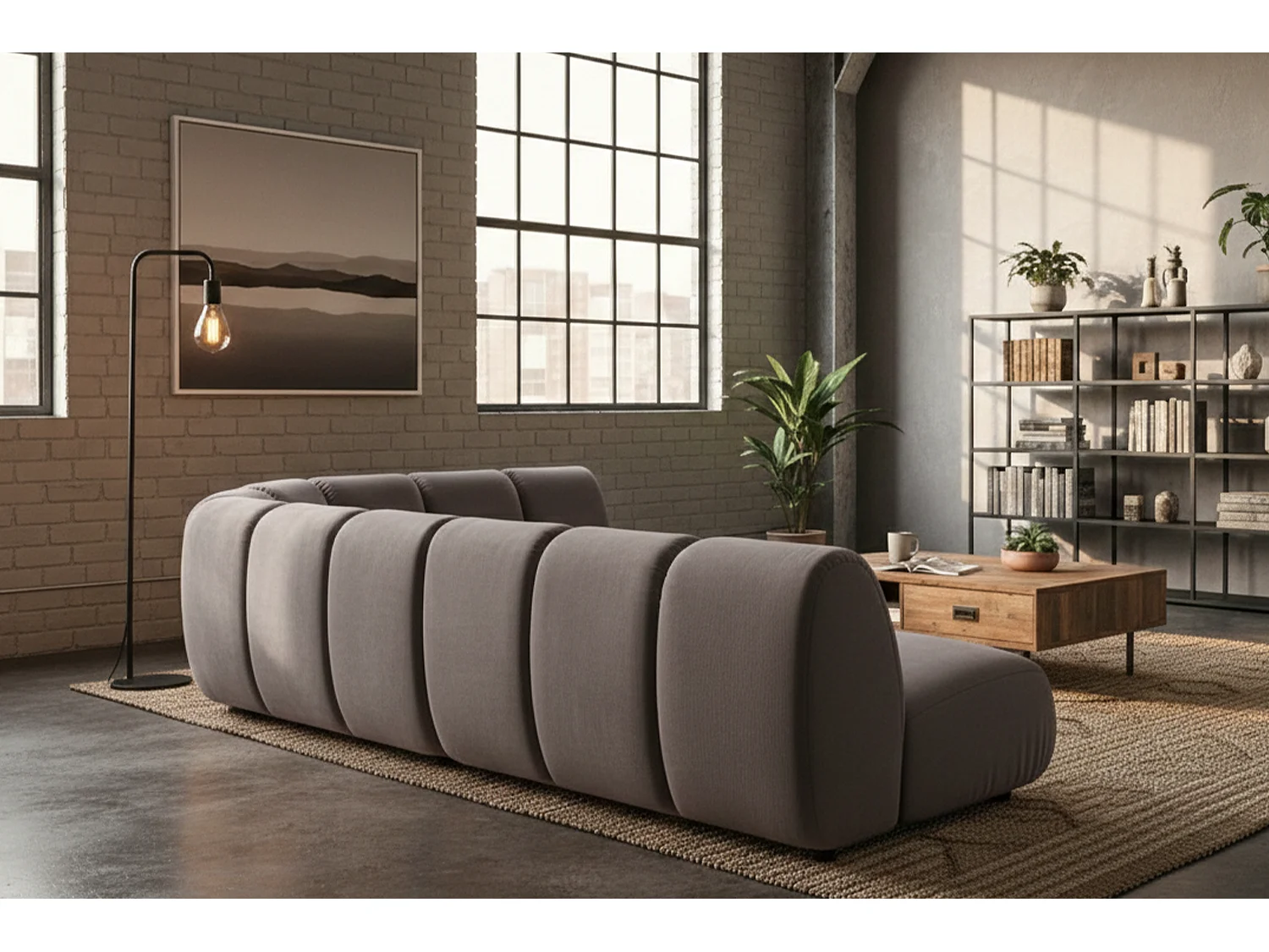 Sofá modular - topo terciopelo - LAYLA