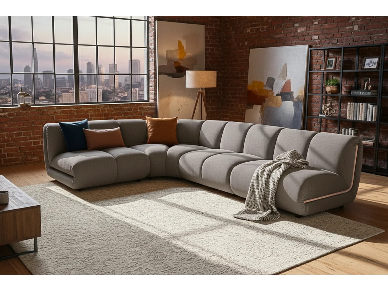 Sofá modular - topo terciopelo - LAYLA