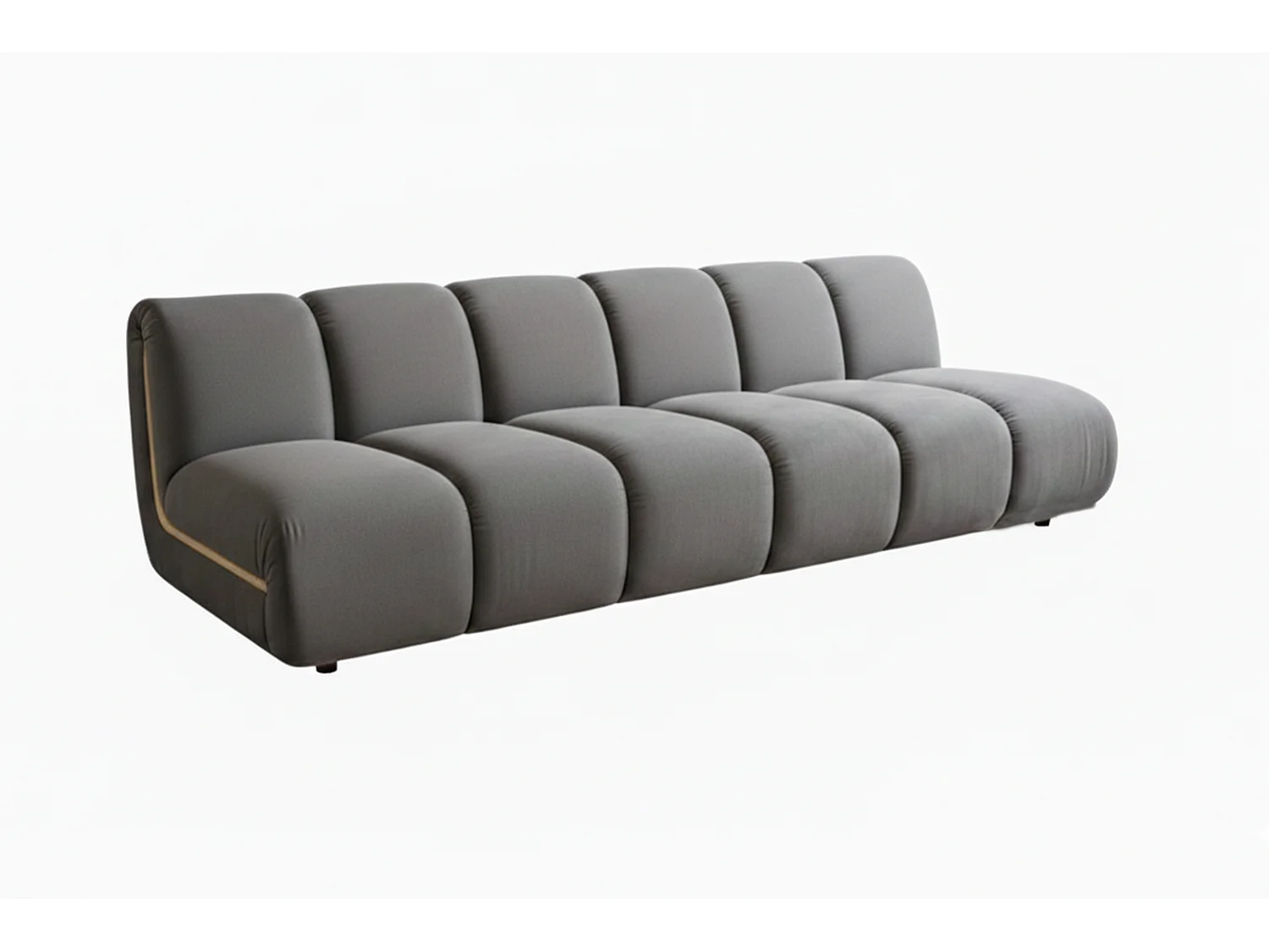 Modulares Sofa - Taupe Velvet - LAYLA