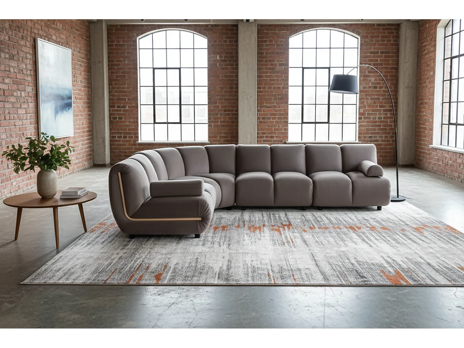 Sofá modular - topo terciopelo - LAYLA