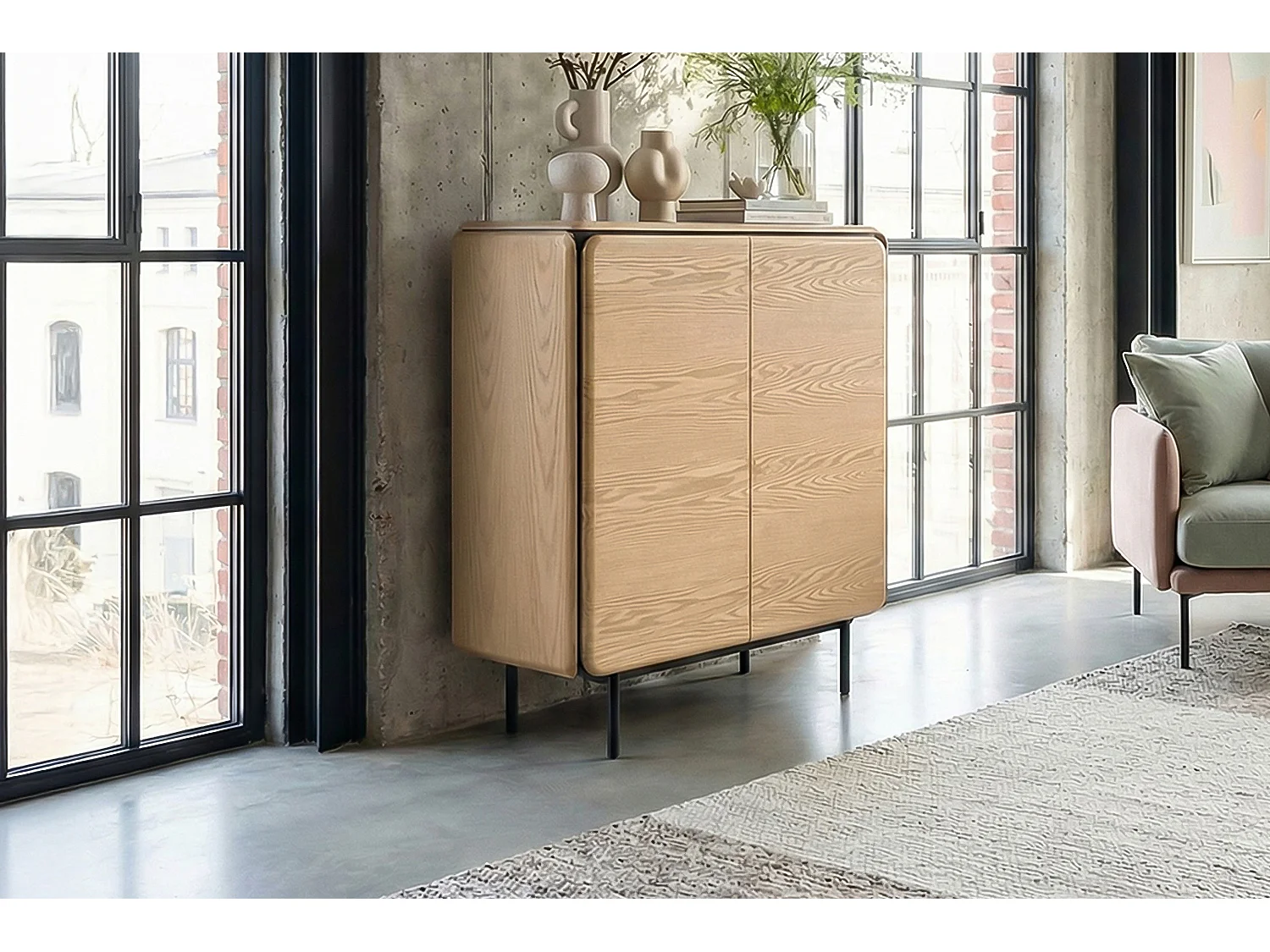 Highboard - Braun Holz - AVRIL