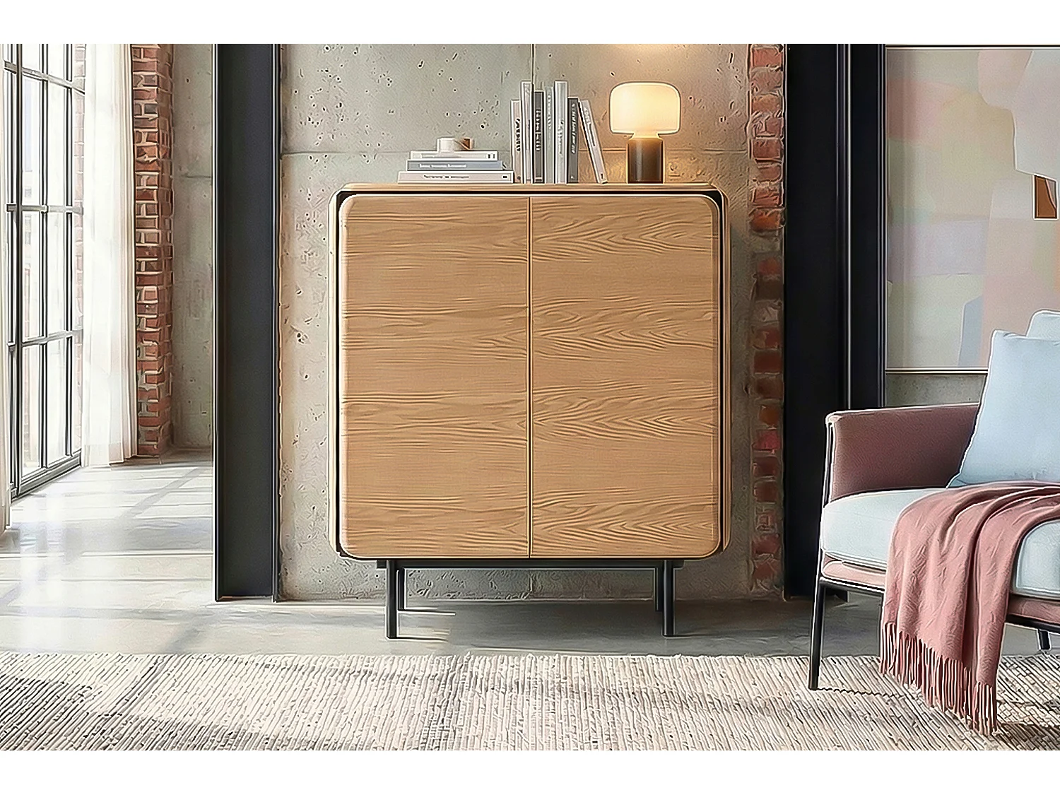 Highboard - Braun Holz - AVRIL