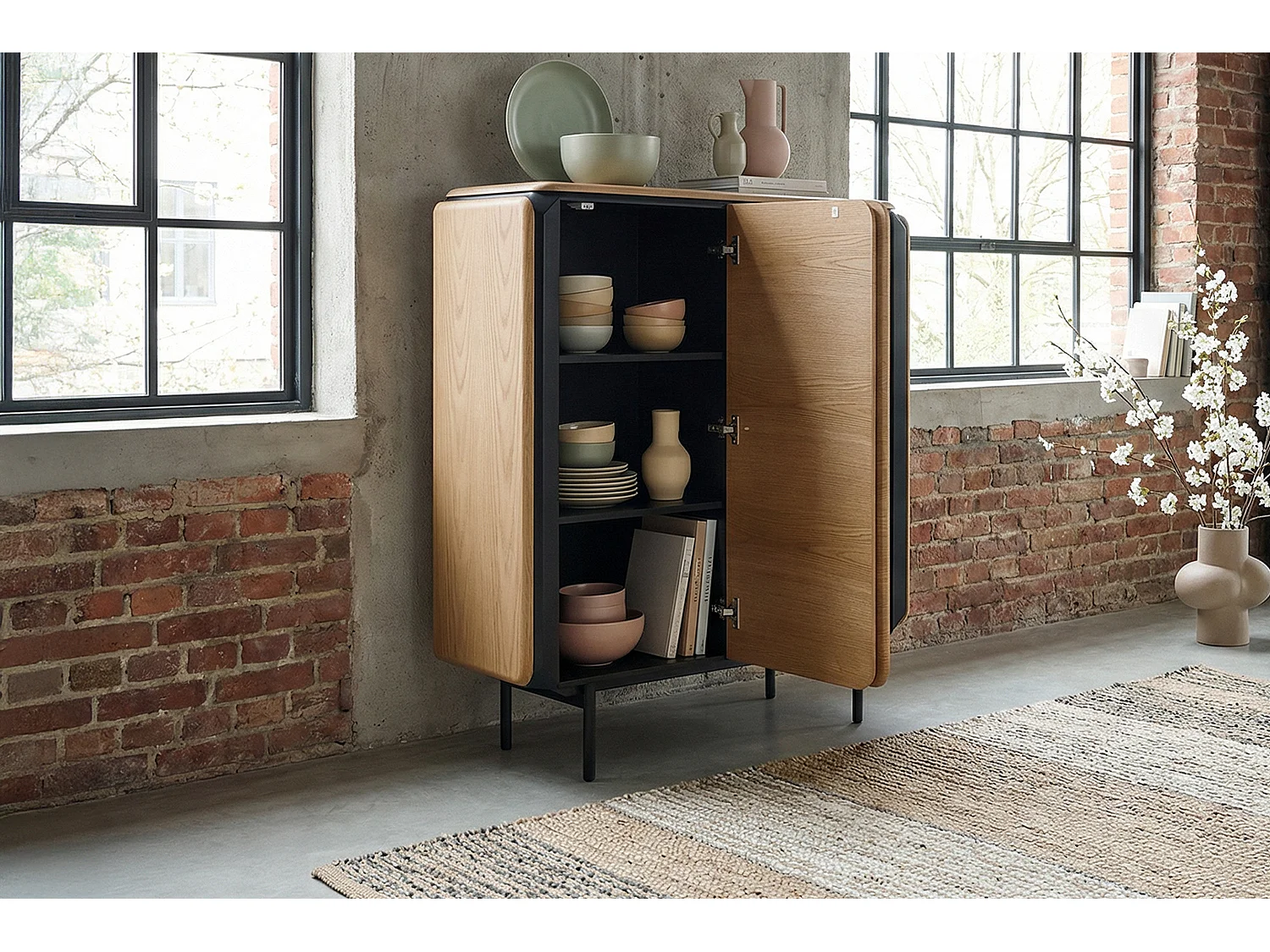 Highboard - Braun Holz - AVRIL