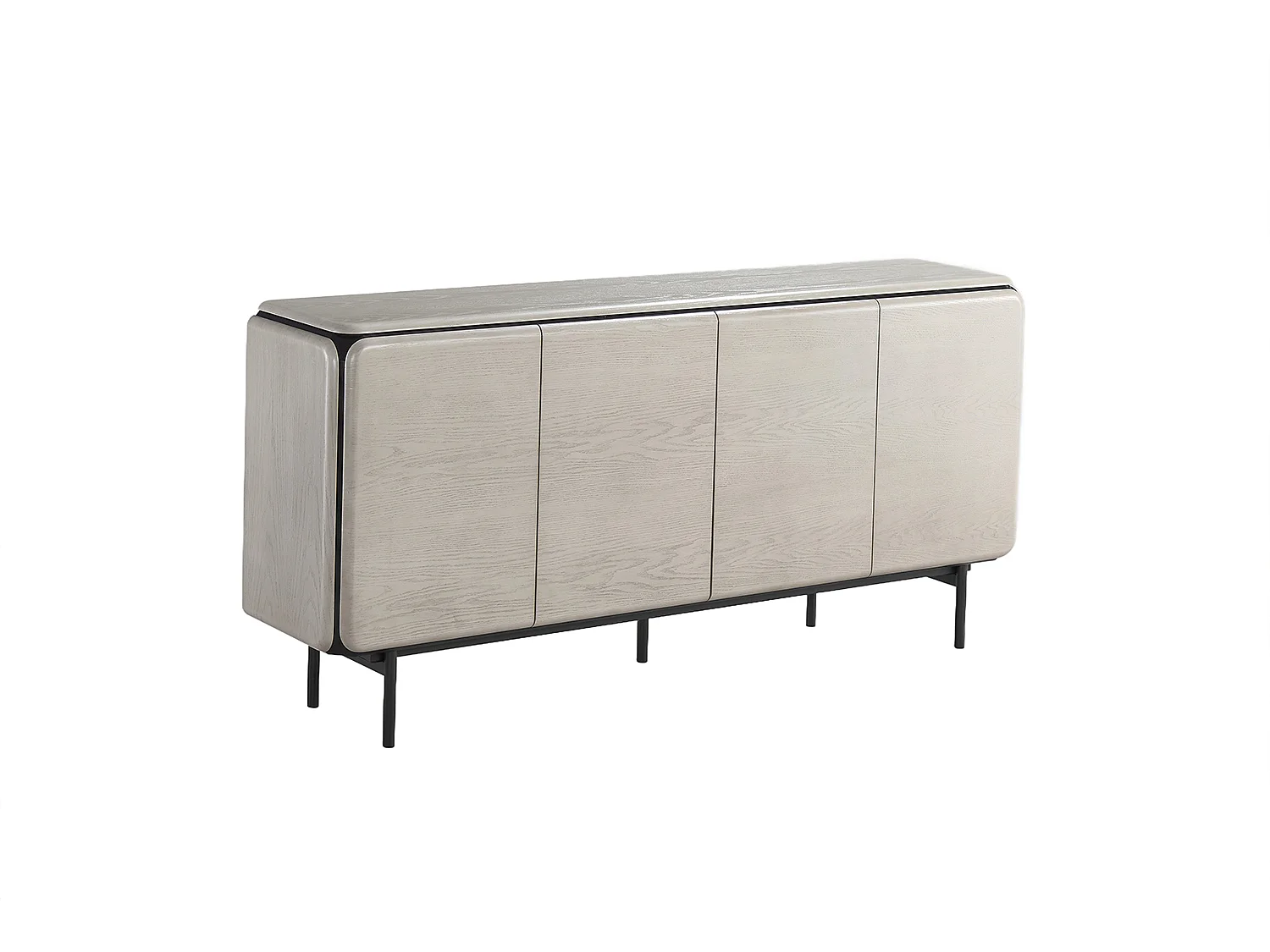 Sideboard - Grau Holz - AVRIL