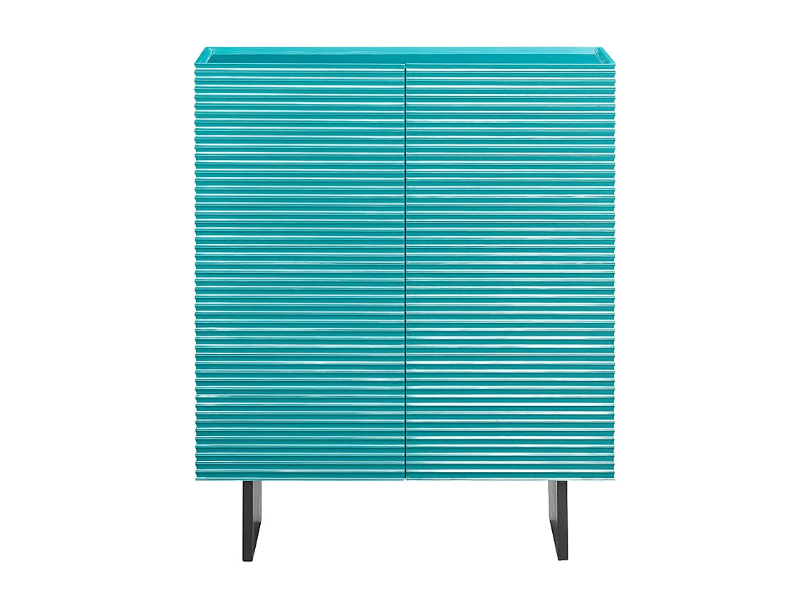 Highboard - Blau Holz - LYNN