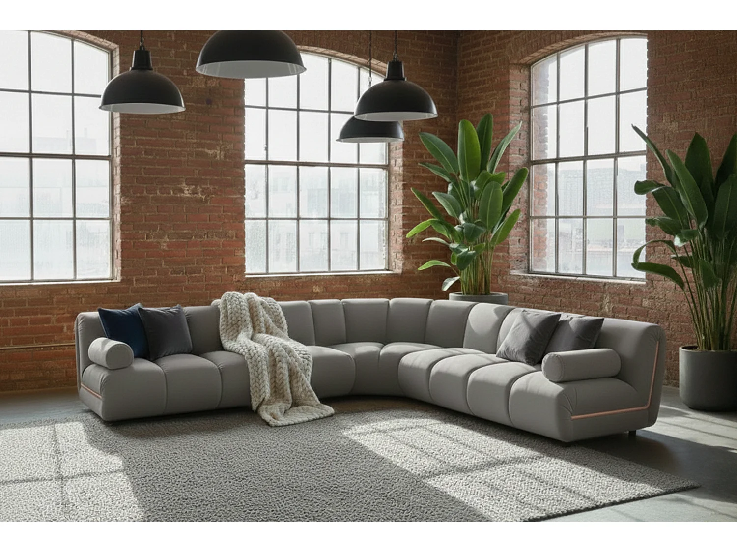 Sofá modular - topo terciopelo - LAYLA