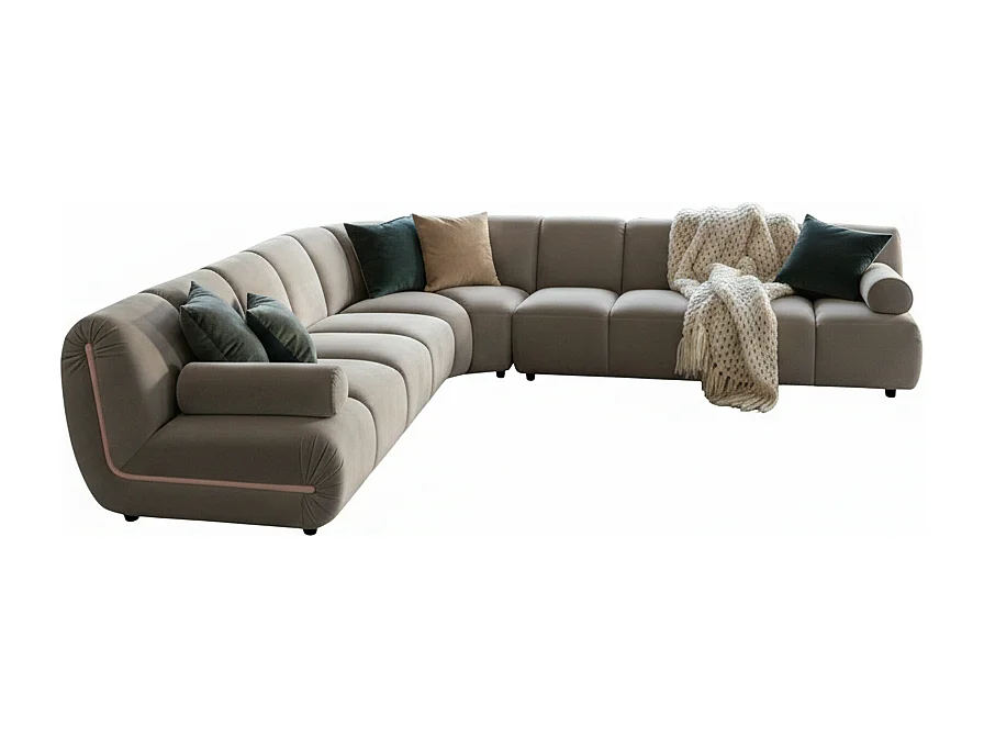 Sofá modular - topo terciopelo - LAYLA