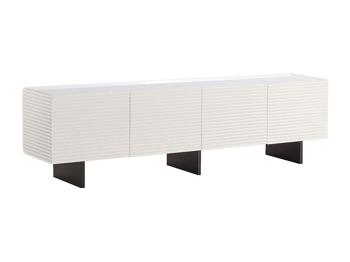 Lowboard - Weiß Holz - LYNN