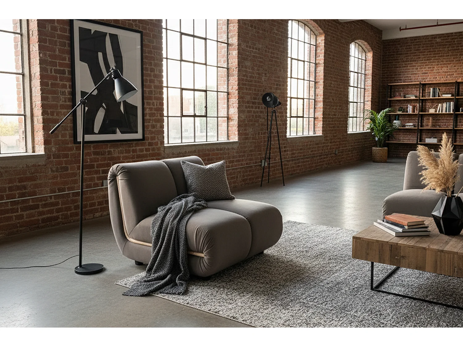 Einzelsessel - Taupe Velvet - LAYLA
