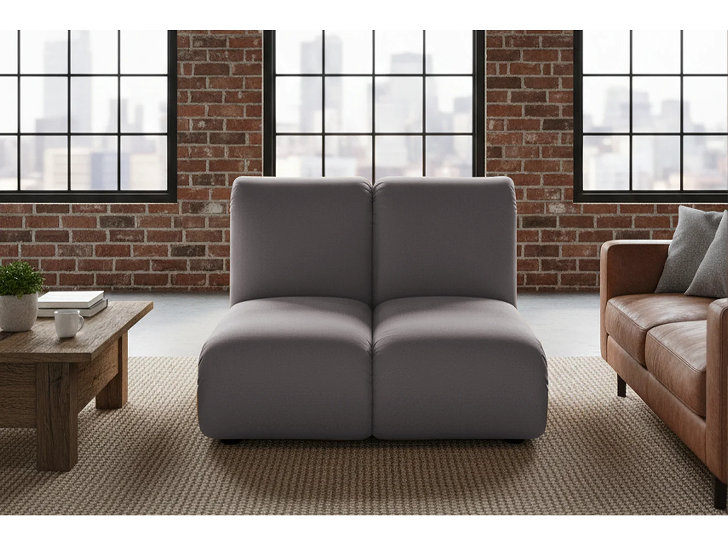 Einzelsessel - Taupe Velvet - LAYLA