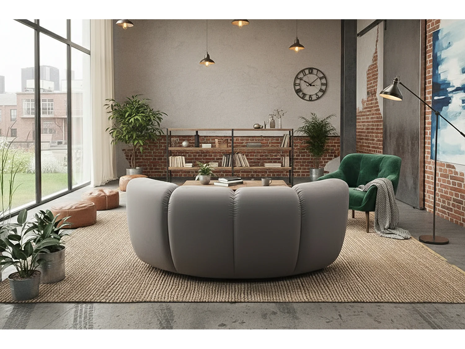 Einzelsessel - Taupe Velvet - LAYLA