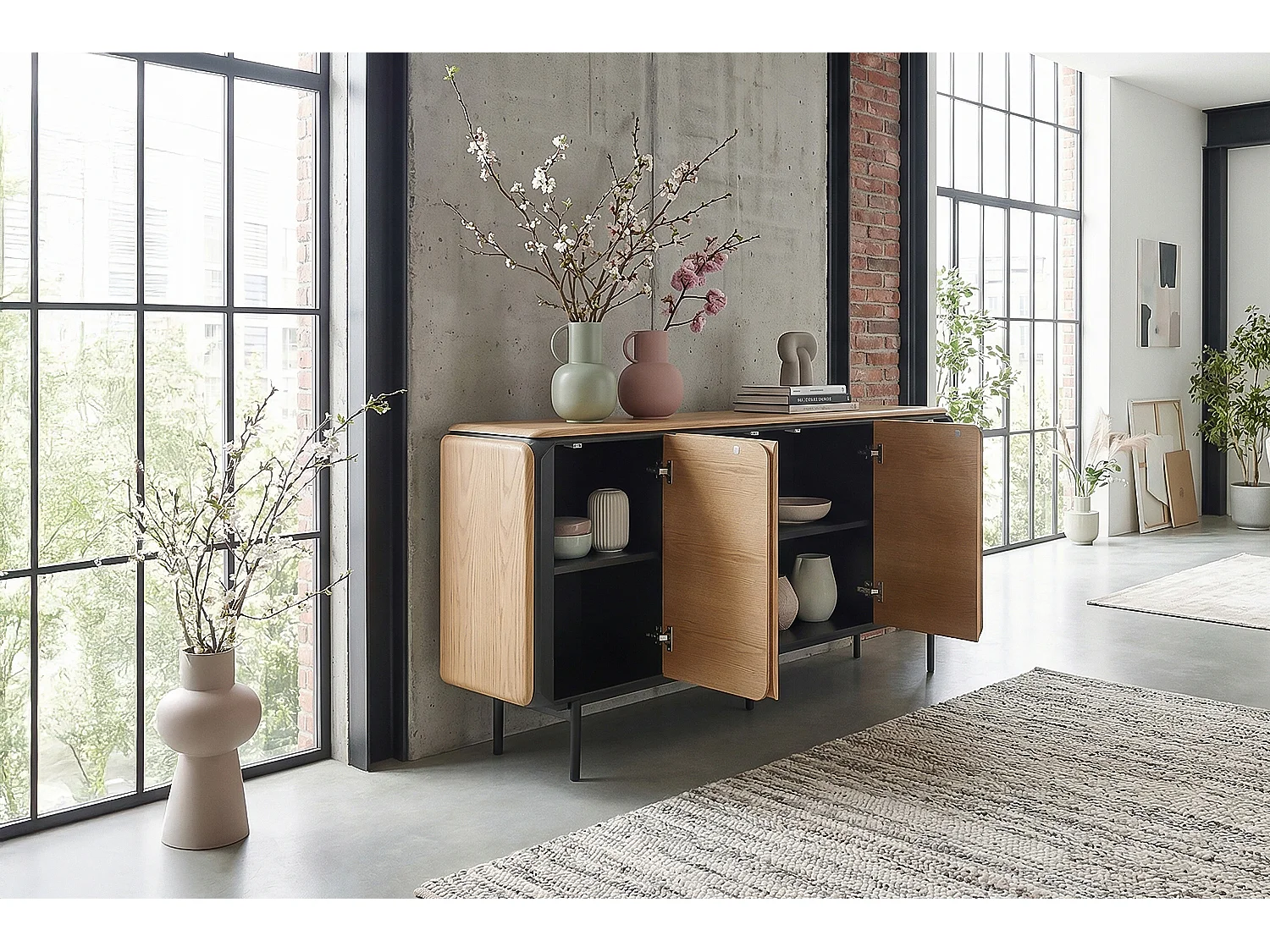 Sideboard - Braun Holz - AVRIL