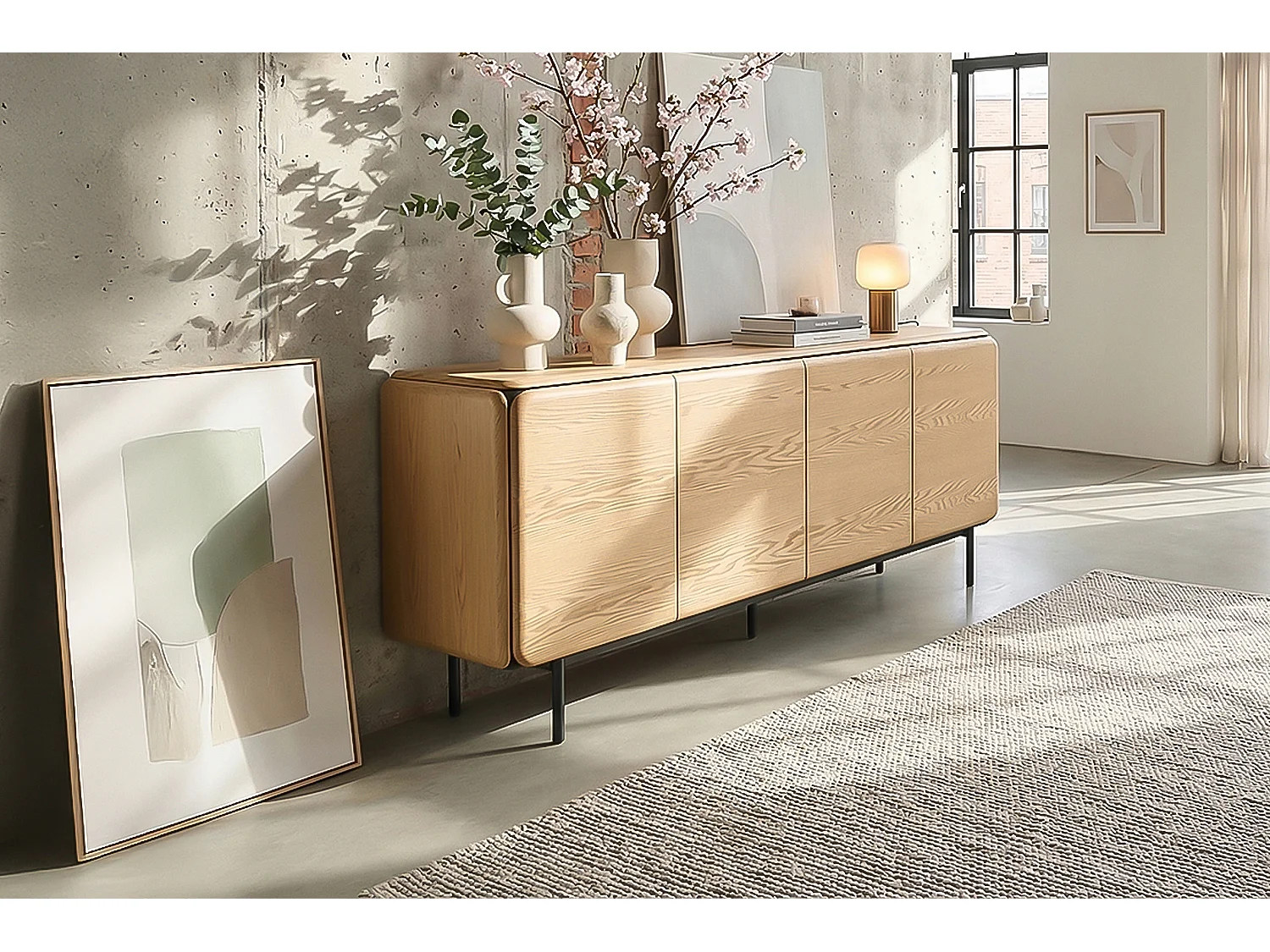 Sideboard - Braun Holz - AVRIL