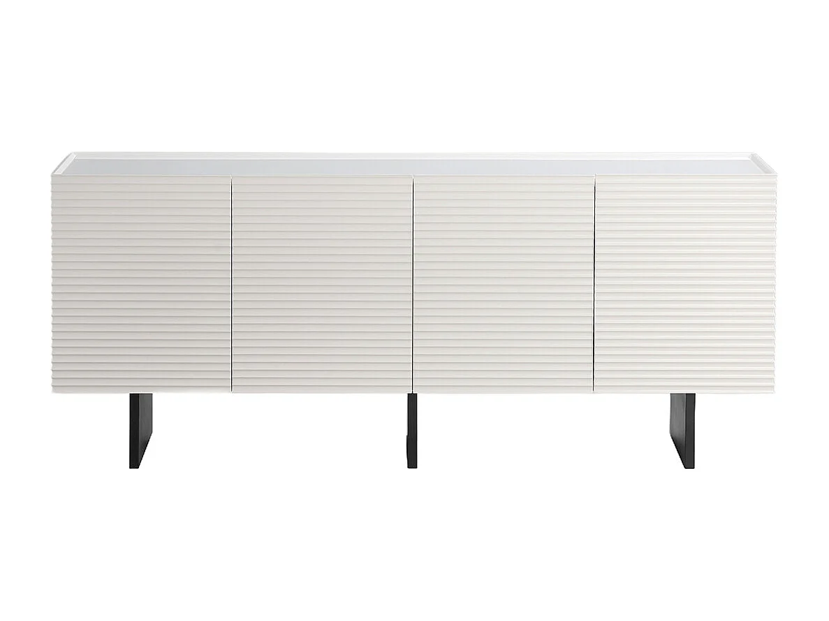 Sideboard - Weiß Holz - LYNN