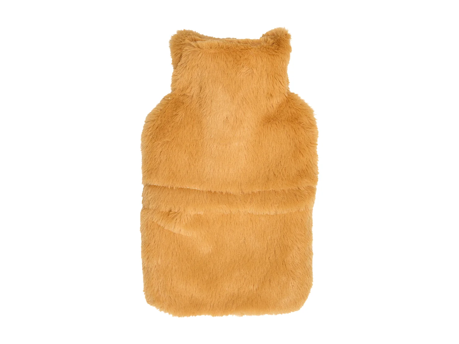 Bouillotte 1L imitation fourrure Capybara marron en polyester - The Concept Factory