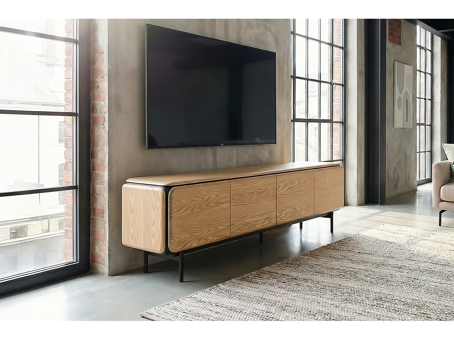 Lowboard - Braun Holz - AVRIL