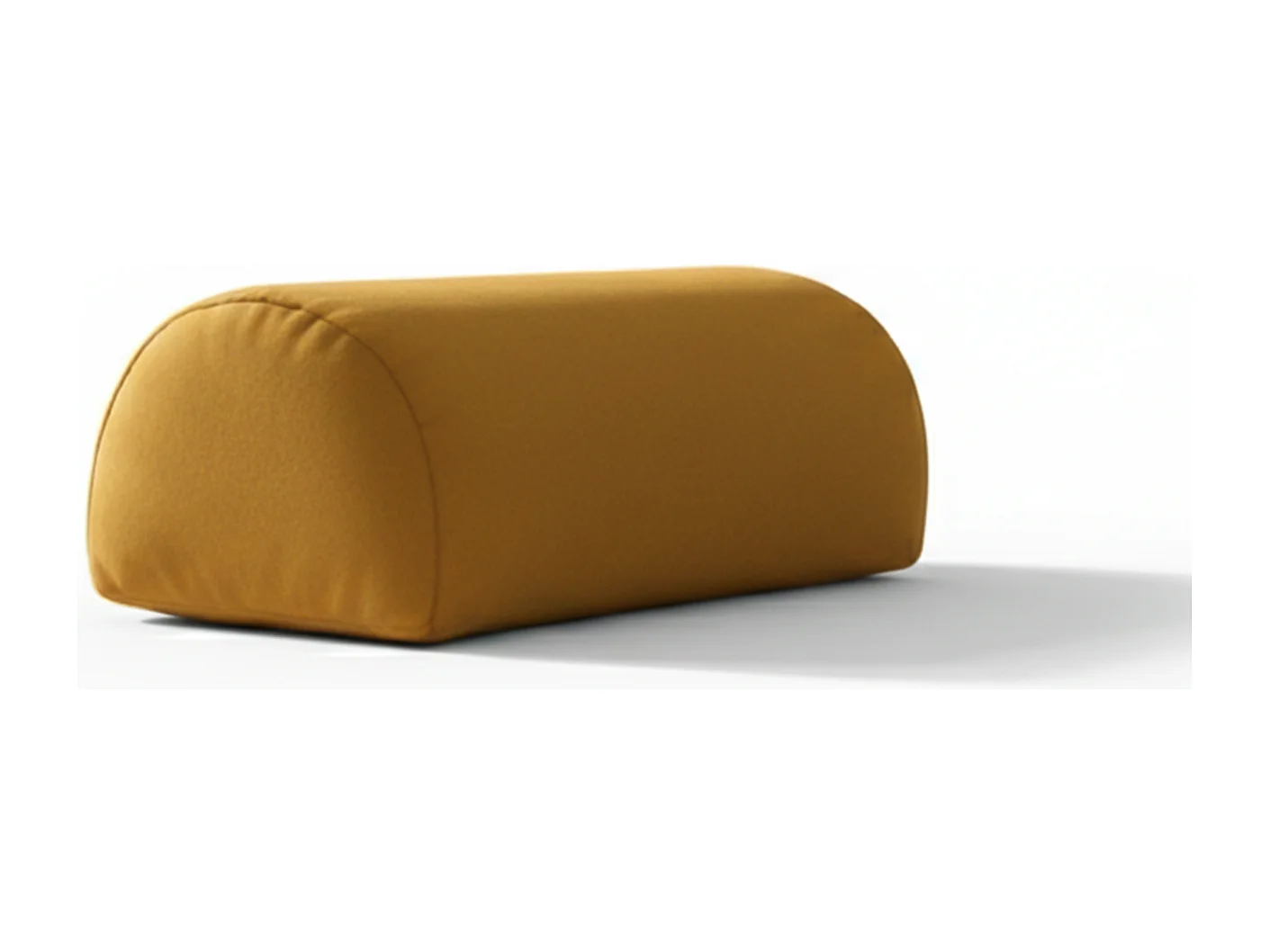 Coussin d'accoudoir - jaune Velours - LAYLA