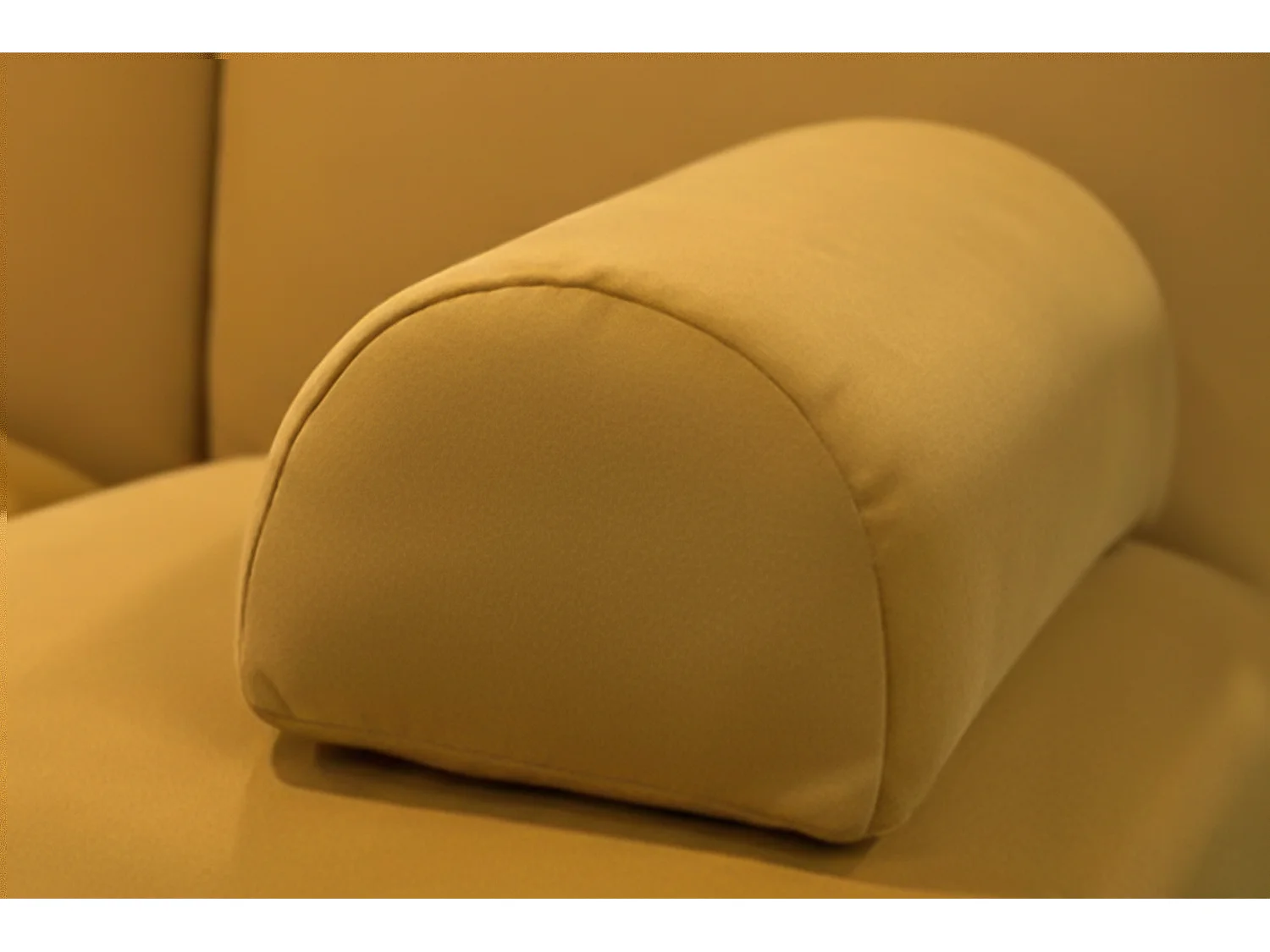 Coussin d'accoudoir - jaune Velours - LAYLA