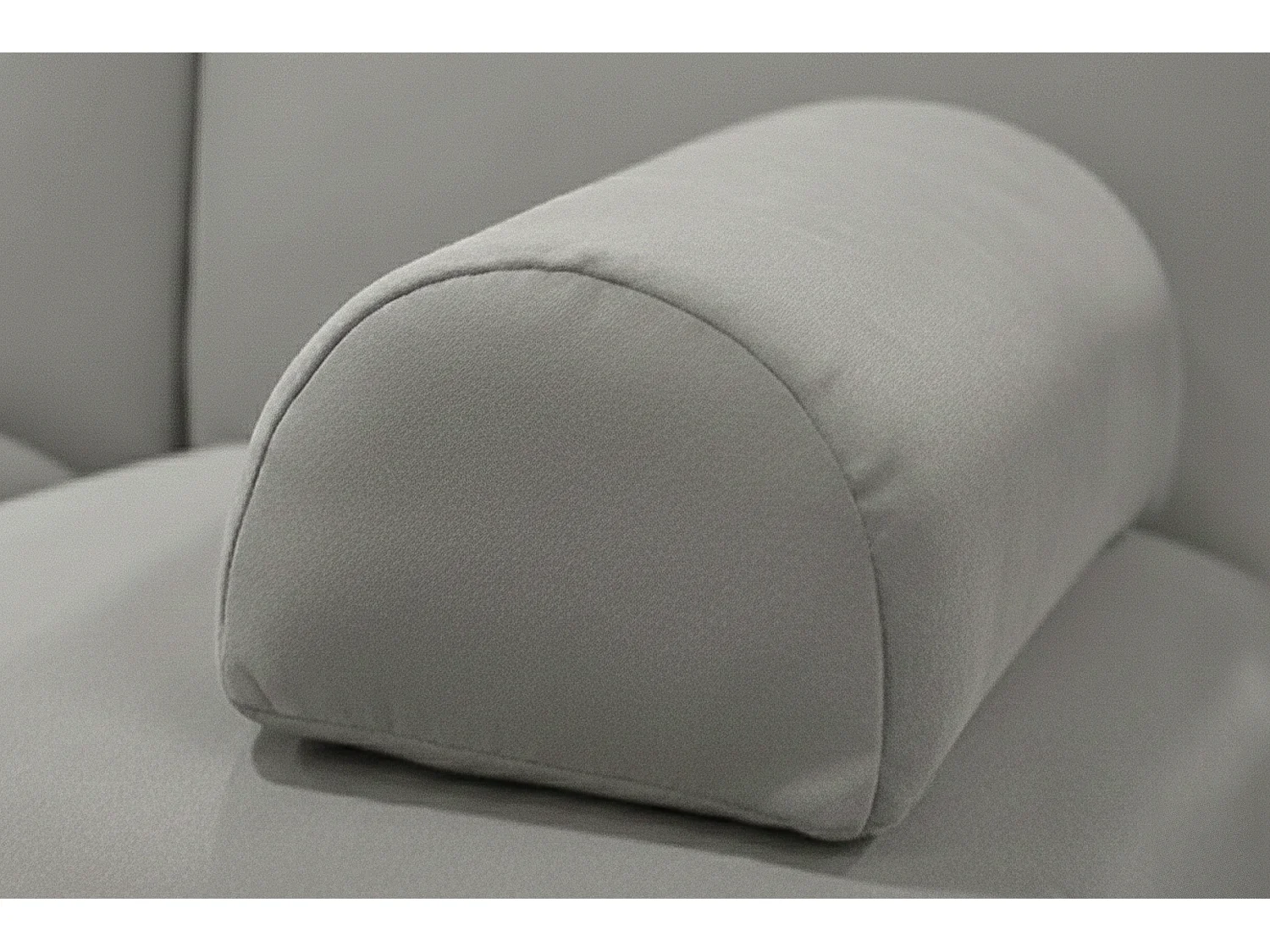 Coussin d'accoudoir - taupe Velours - LAYLA