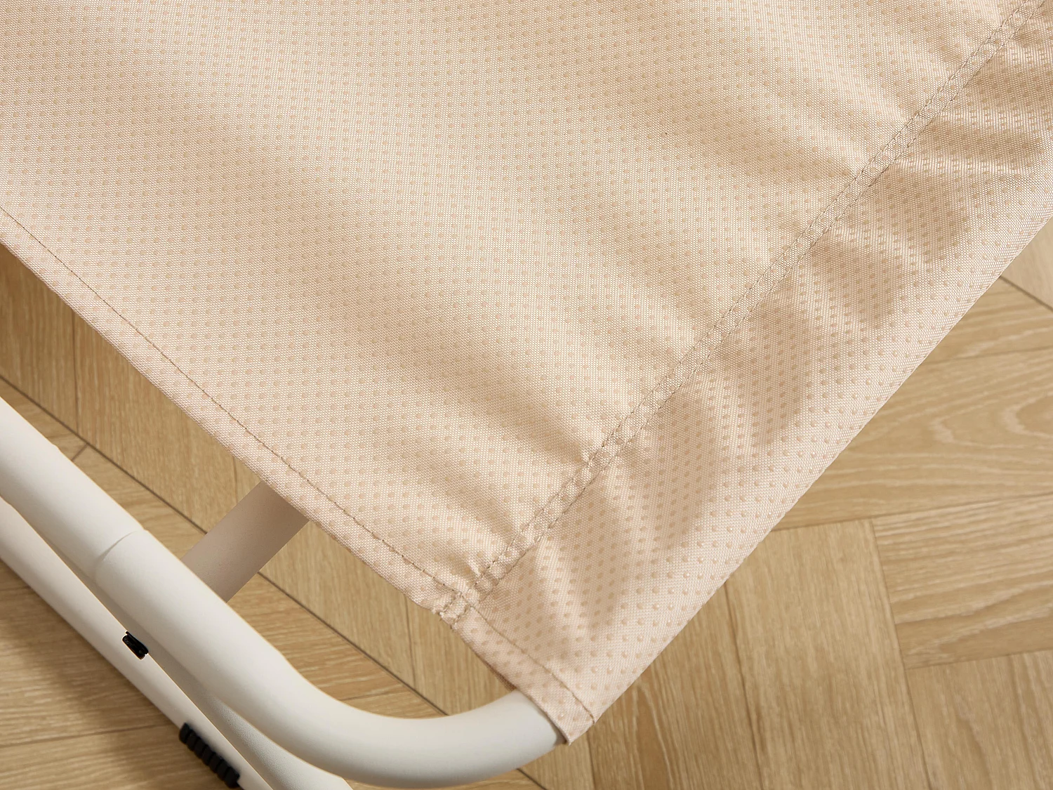 Fauteuil extérieur en acier avec coussin, pouf offert, chaise de jardin moderne pour terrasse et balcon