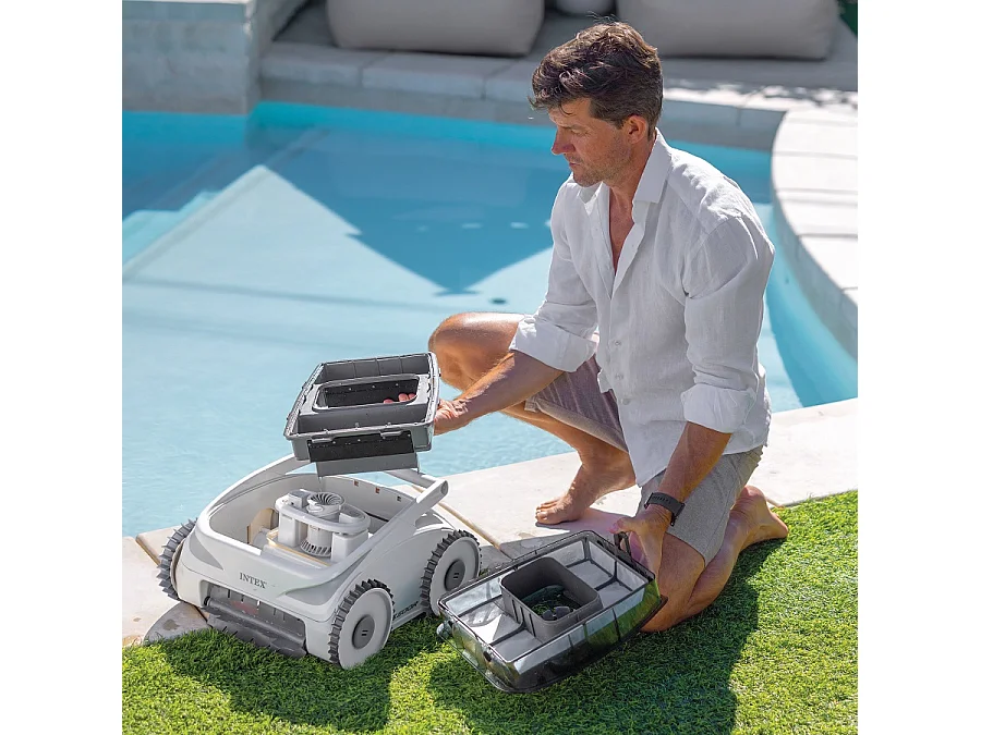 Robot piscine sans fil Intex ZX500R - Fond et parois