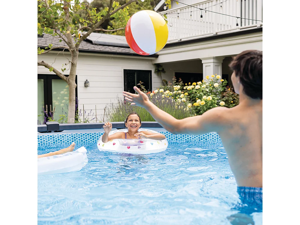 Piscine tubulaire ronde Intex Graphite 4,78 x 1,24 m