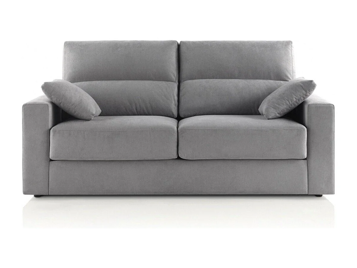Schlafsofa Katya-Stoff anthrazit fleckabweisend 140x190 SAINT-FLORENT
