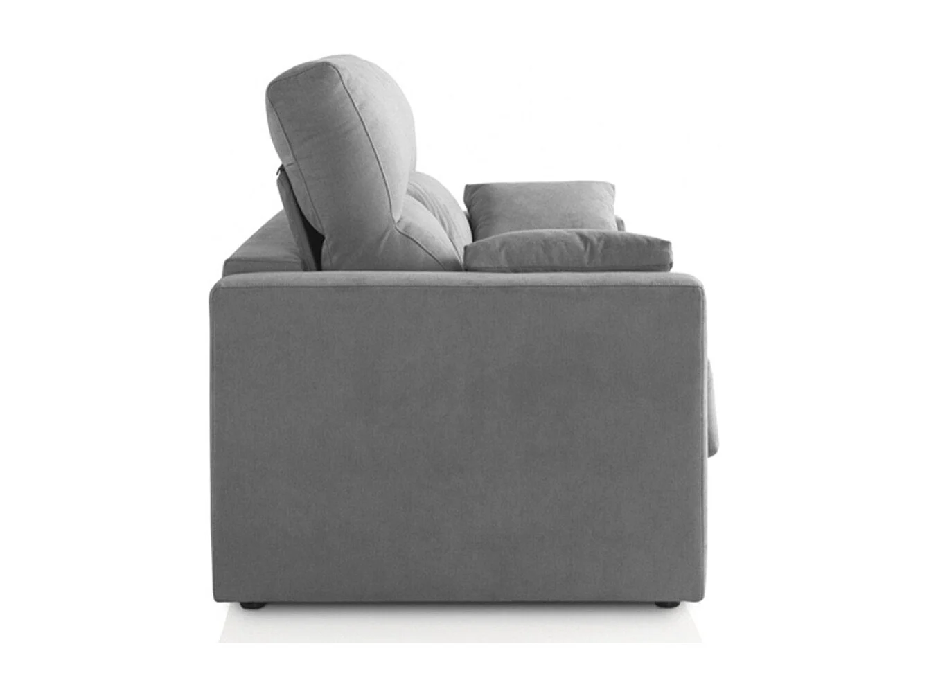 Schlafsofa Katya-Stoff anthrazit fleckabweisend 140x190 SAINT-FLORENT